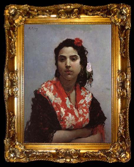 framed  Raimundo de Madrazo y Garreta A Gypsy, ta009-2